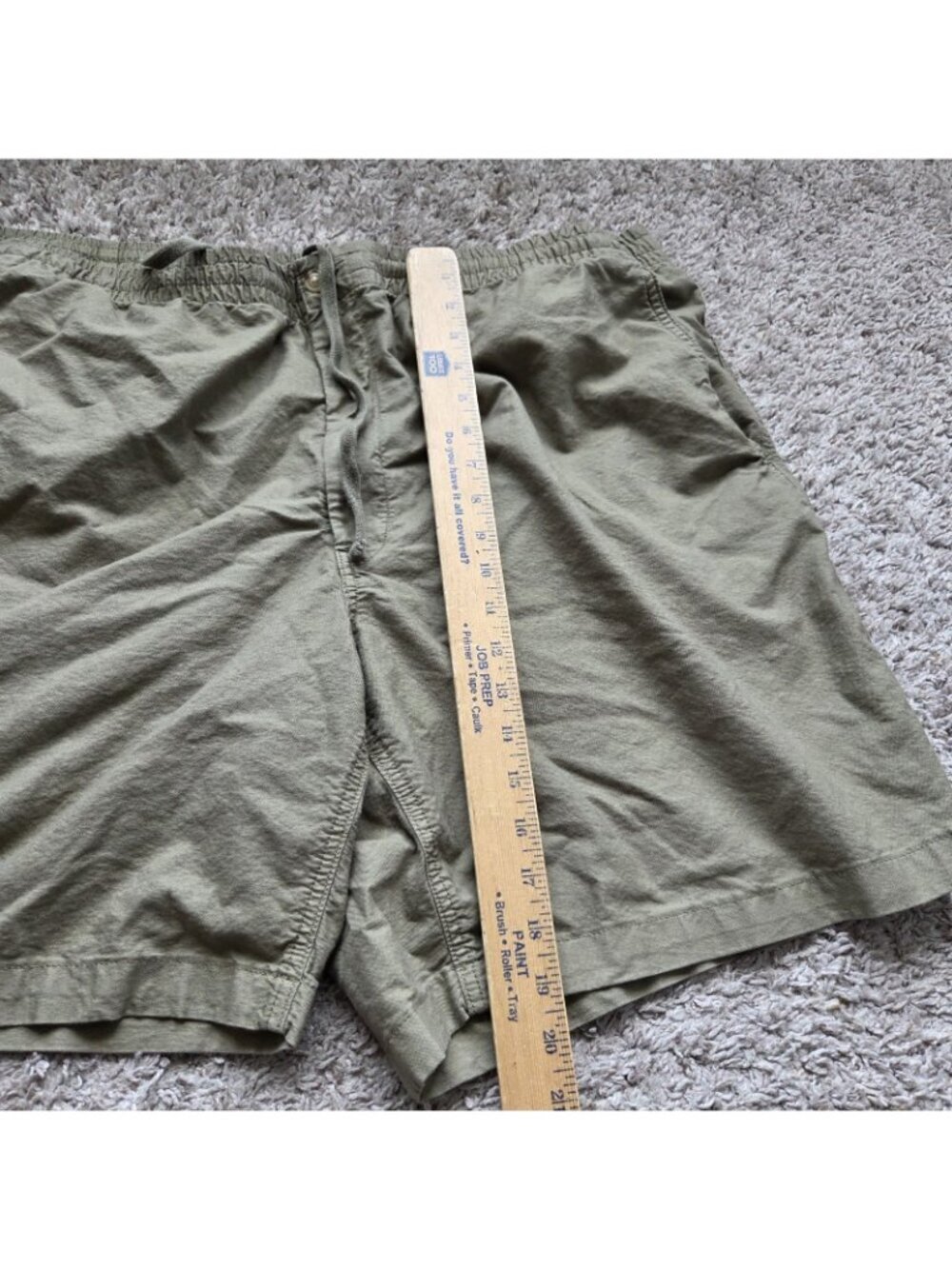 Polo Ralph Lauren Shorts Mens 3XB Green Olive Stretch Casual - Picture 2 of 5